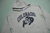 Colorado University Vintage 90's Champion Made in USA Hooded Hoodie Sweatshirt