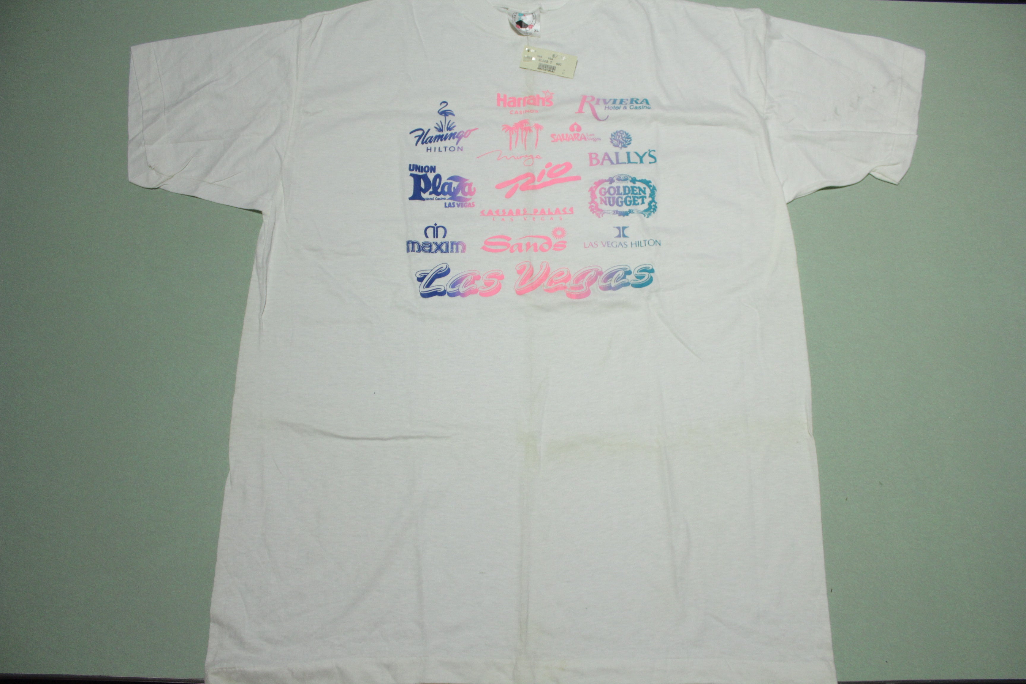 Vintage 1980s store Sands Las Vegas Hotel Casino Shirt