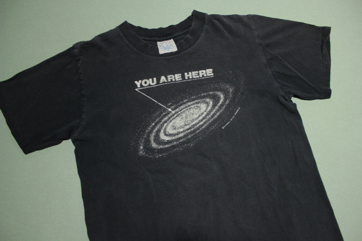 You Are Here Iconic Milky Way Galaxy Vintage 80's Harrell Graham 1981 Original T-Shirt