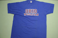 Ohio Wesleyan Vintage 80's Single Stitch Made in USA Collegiate Pacific T-Shirt