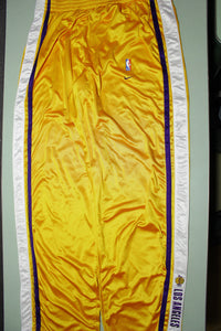 Los Angeles Lakers Vintage 90s Nike Team Game Issue 1999-00 NWOT Warm Up Pants