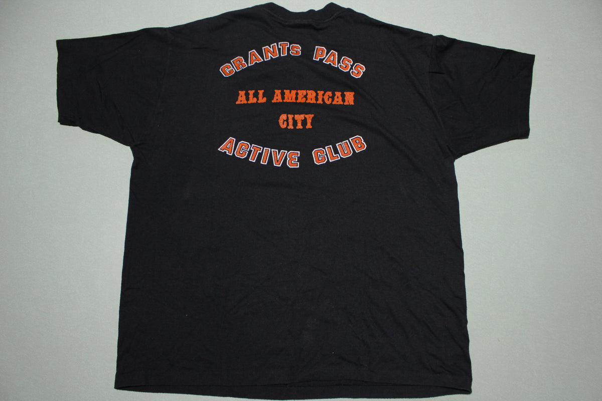Boatnik Grants Pass All American City Active Club Vintage 80's 86 T-Shirt Made in USA