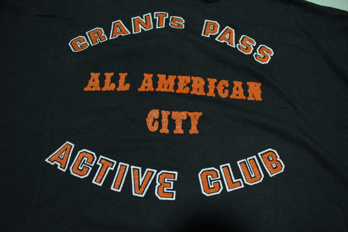 Boatnik Grants Pass All American City Active Club Vintage 80's 86 T-Shirt Made in USA