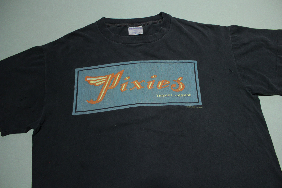 Pixies Trompe Le Monde Vintage 1991 Brockum Licensed 90's Alternative Rock Band T-Shirt
