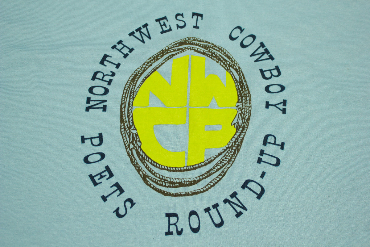 Northwest Cowboy Poets Roundup Pendleton Screen Stars 90s T-Shirt Made in USA