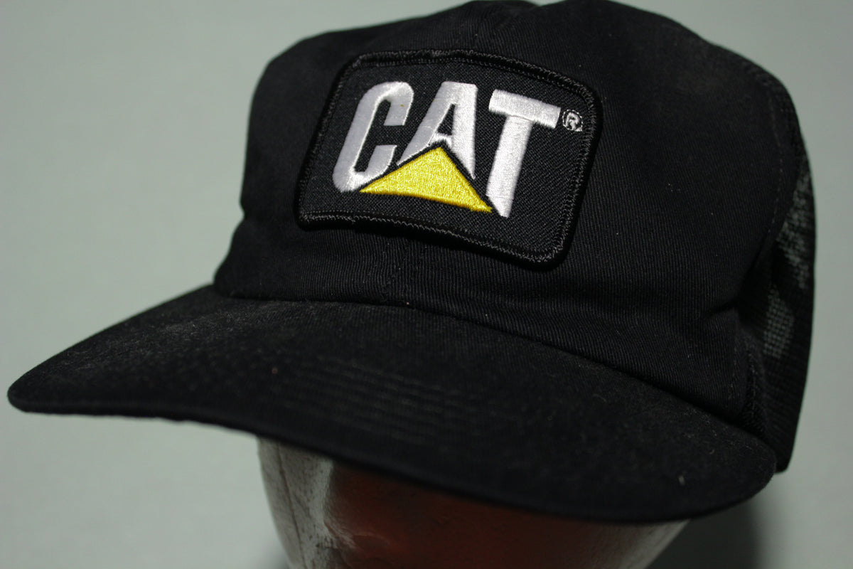Cat Tonkin Made in USA 80's Vintage Snapback Trucker Cap Starter Hat