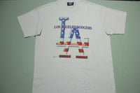 Los Angeles LA Dodgers Vintage 2001 Concepts Sports Single Stitch T-Shirt