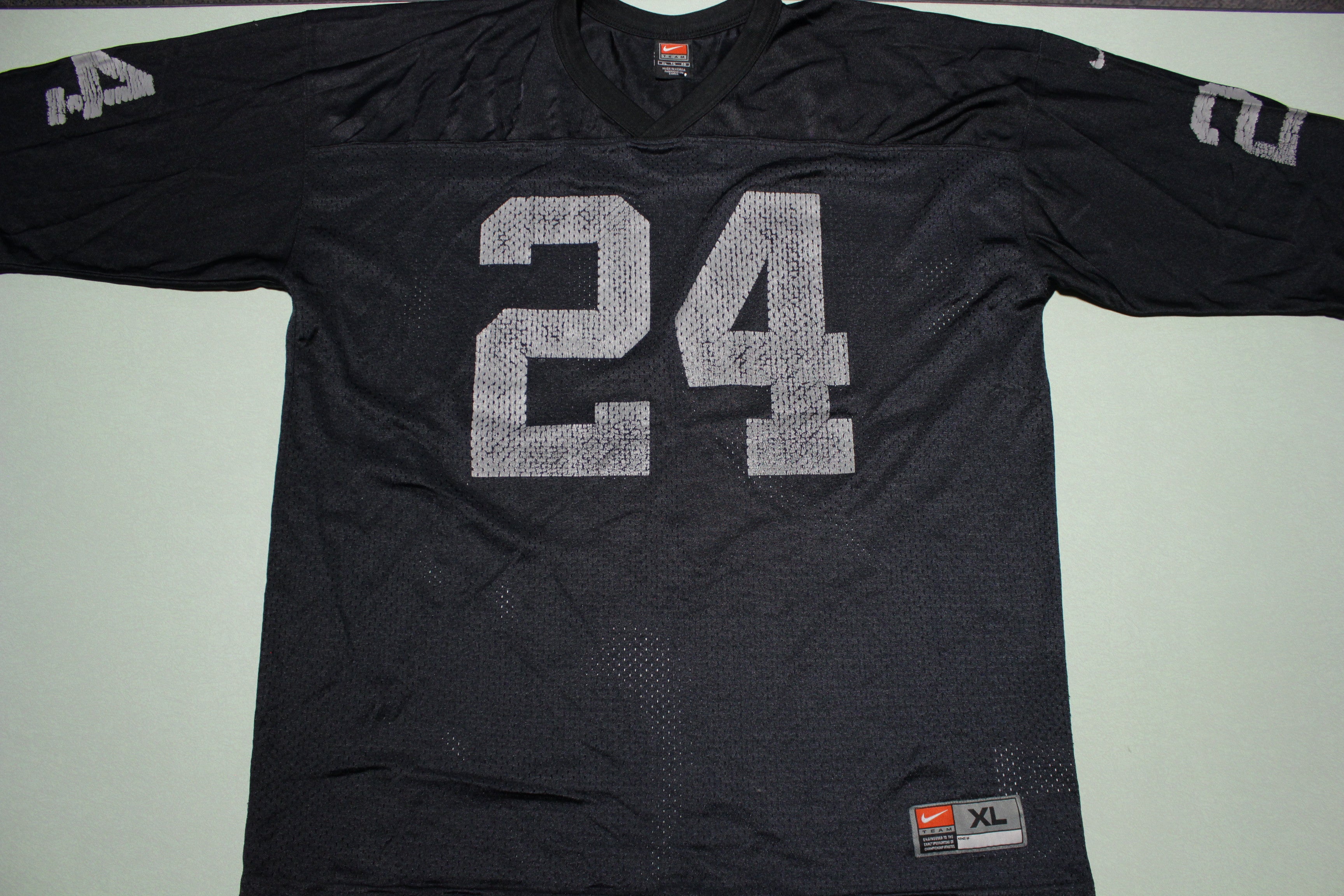 Charlie Woodson #24 Oakland Raiders Nike Vintage 90s 00s