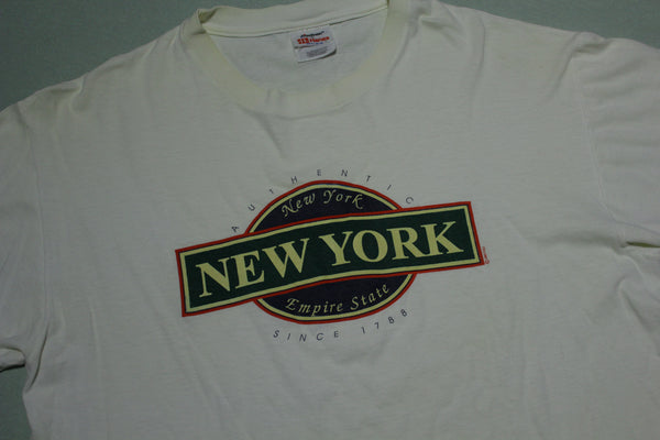 Authentic New York NY Vintage 1997 Empire State 90's Tourist T-Shirt