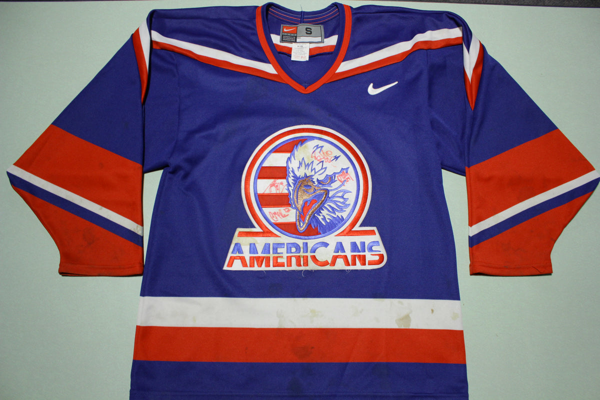 Tri-City Americans Vintage 90s Signed Autographed Hockey Jersey
