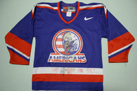Tri-City Americans Vintage 90s Signed Autographed Hockey Jersey Team Nike