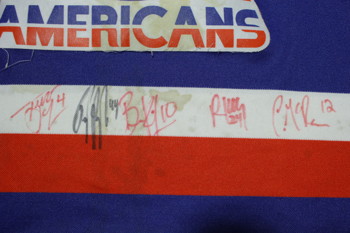 Tri-City Americans Vintage 90s Signed Autographed Hockey Jersey Team Nike
