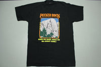 Pecker Rock Black Hills SD 1989 Vintage 80's Sturgis Rock Me Baby Single Stitch T-Shirt