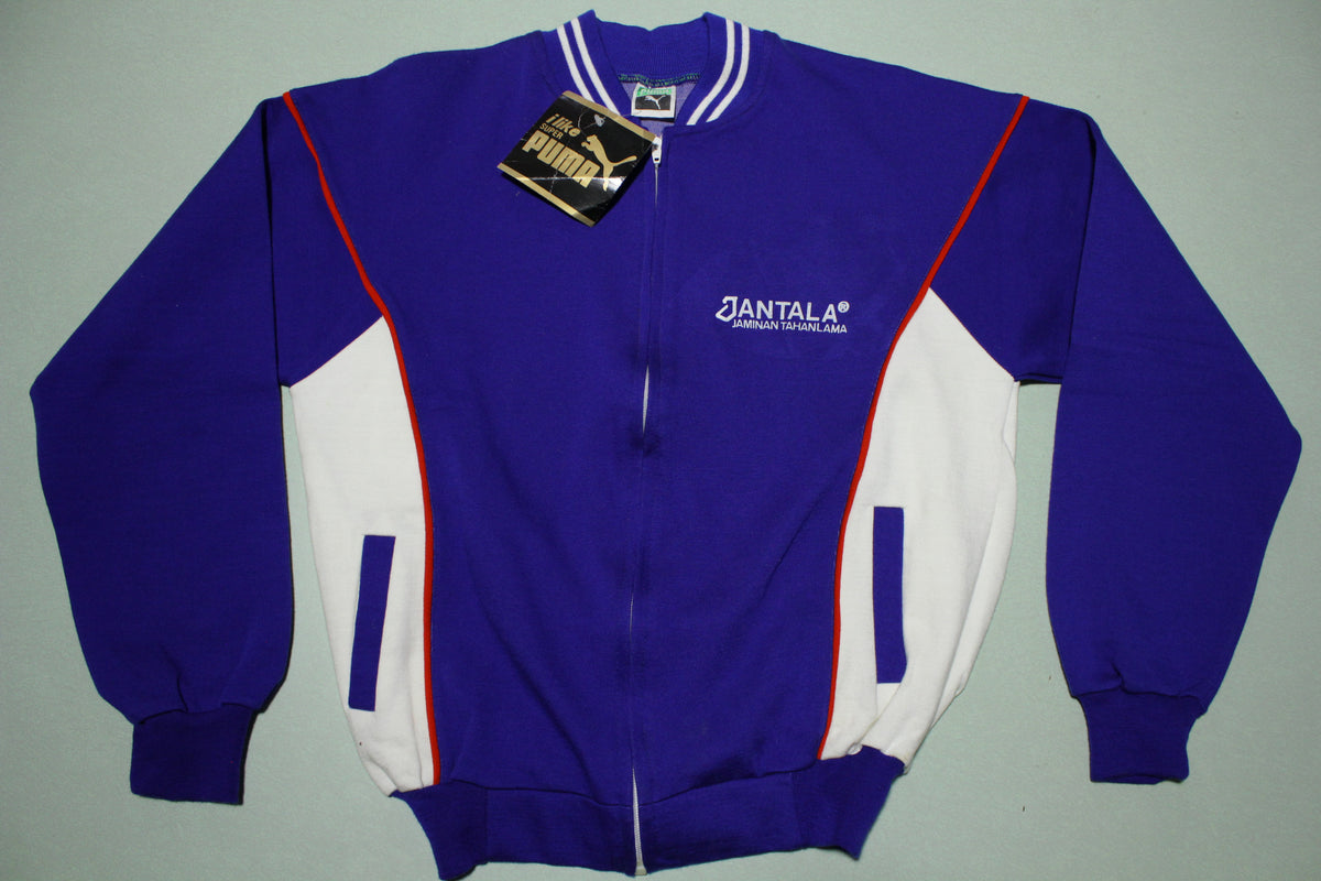 Puma Jantala Jaminan Tahanlama Mint Deadstock NWT Vintage 80s Track Jacket