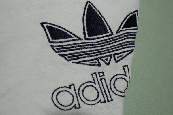 Adidas Vintage 80's Thrashed Short Shorts Trefoil Original Made in USA Logo