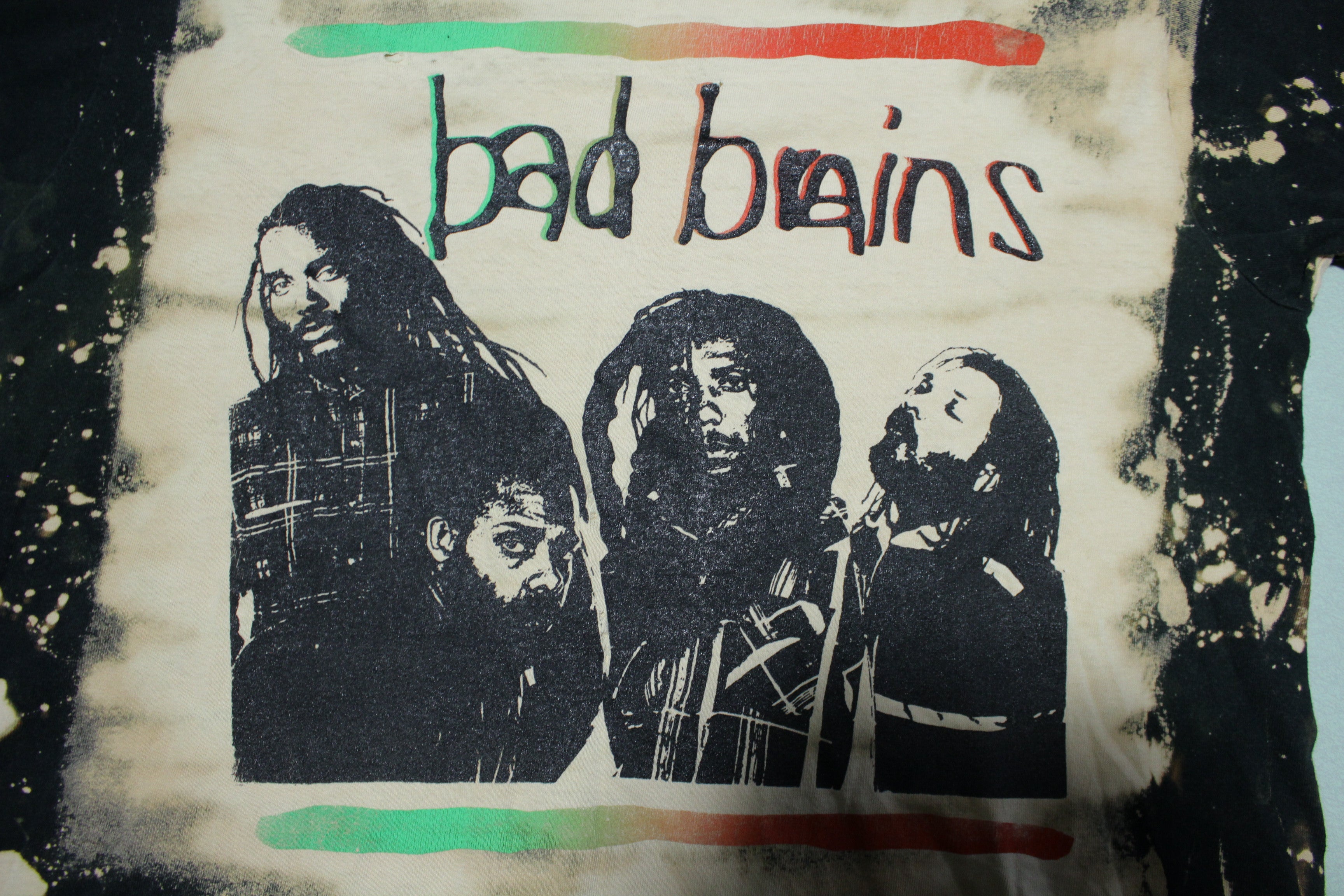 Bad Brains Mosquitohead Vintage Bleached 80's Made in USA