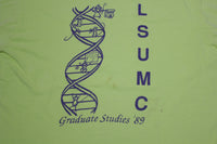 LSUMC Vintage 80's Graduate Studies 1989 Louisiana State University T-Shirt