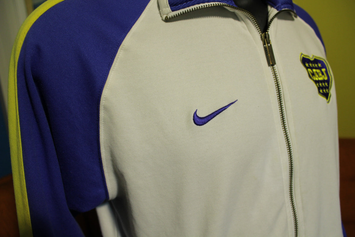 Rare Authentic Boca Juniors Nike Soccer Zip Warm Up Jacket CABJ Soccer Medium