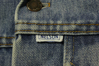 Nelson Vintage 70's Denim No Side Pockets Jean Trucker Jacket