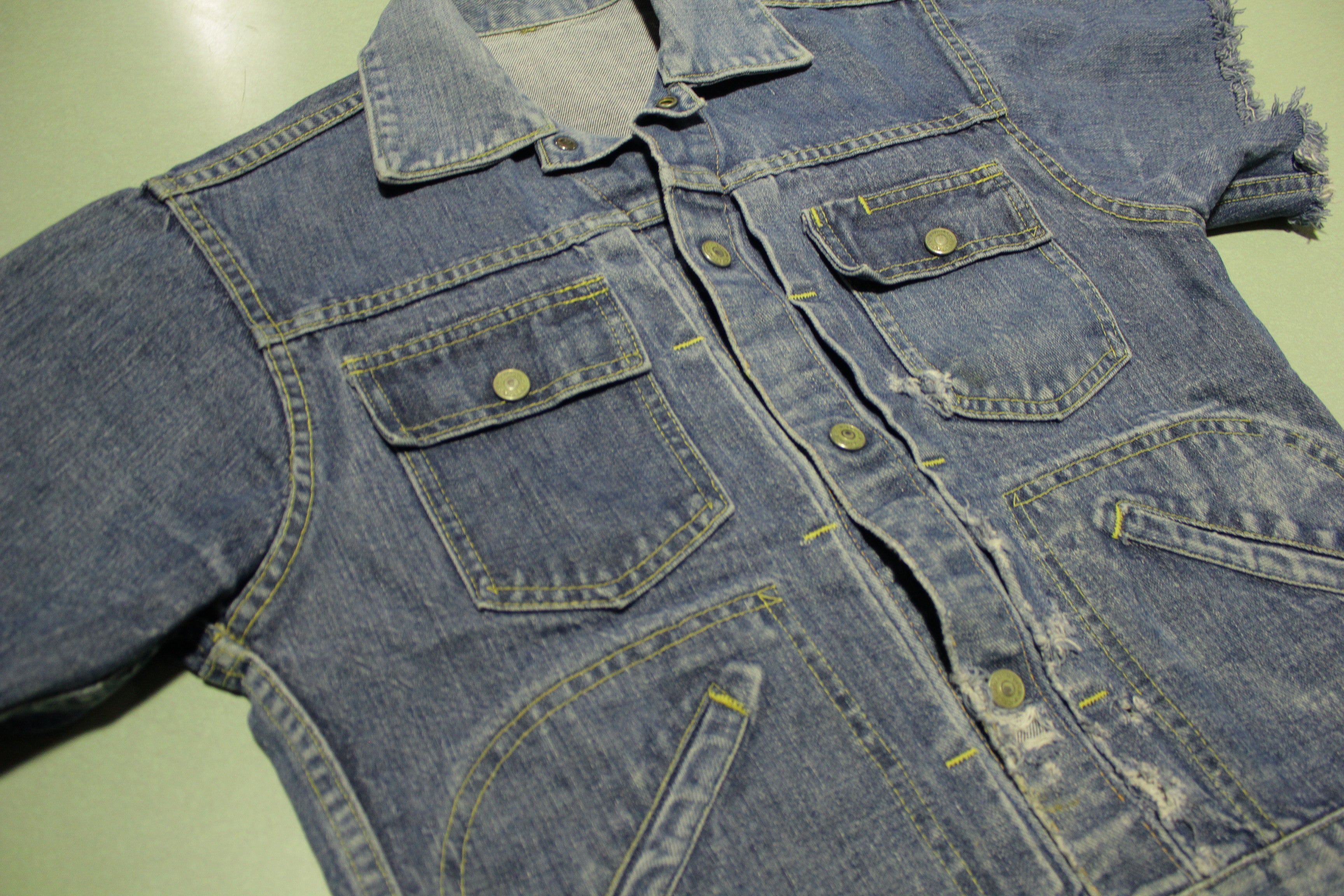 JC Penney's 1950's Type 2 Pleated Selvedge Denim Blue Jean Trucker