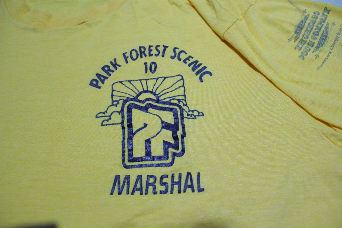 Park Forest Scenic 10 Marshal 7up Feels So Good Comin' Down Vintage 70's T-Shirt