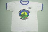 Gales Creek Valley Marathon Vintage 80's Ringer Kiwanis International T-Shirt