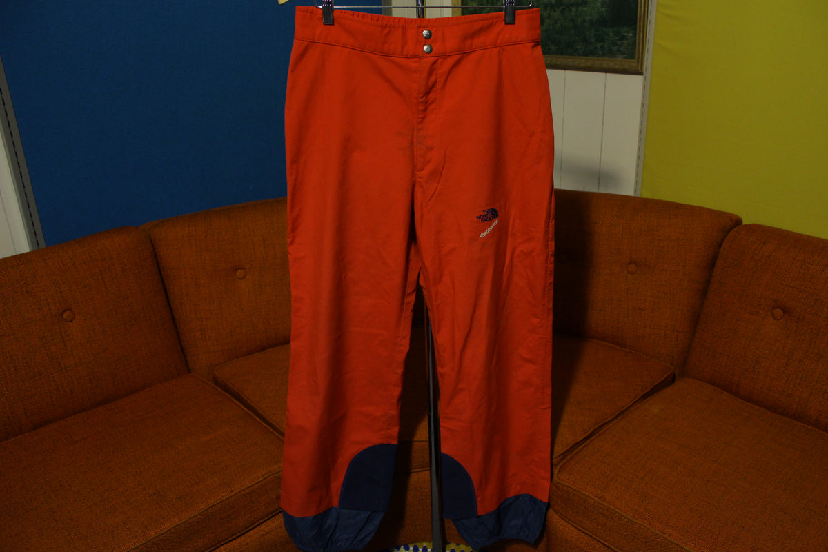 North Face Extreme Vintage Bright Red Snow Ski Snowboard Pants. 80s Gore-Tex