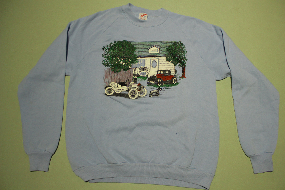 Antique Auto Ranch Spokane WA Vintage Ford N More 80's Hanes USA Model T Sweatshirt