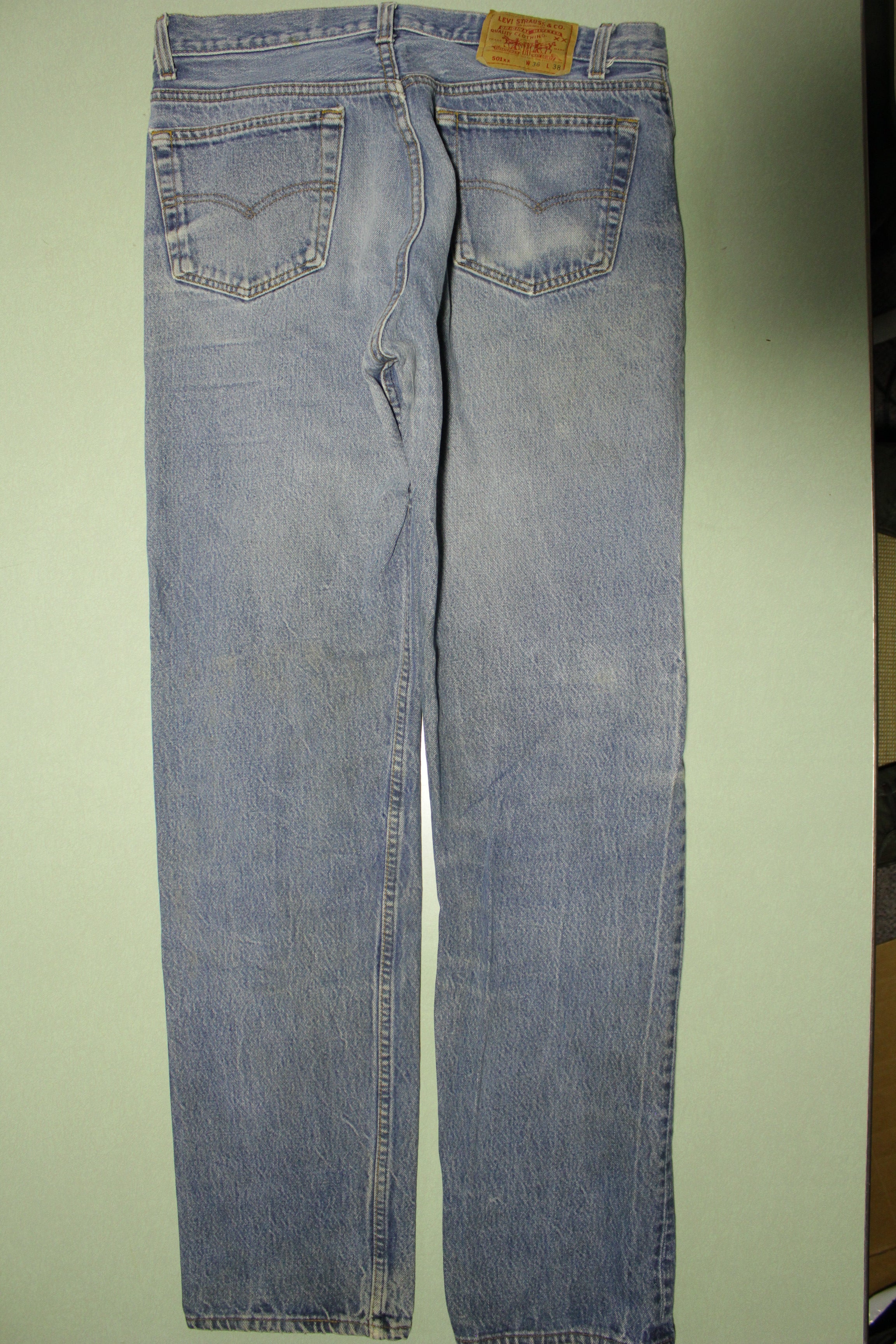 Levi’s Vintage 501xx Jeans, Made In USA Tagged Size 36x38, good Button Fly