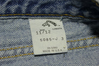 Jordache Basics Vintage 80's Blue Denim Made in USA Jeans 28x28