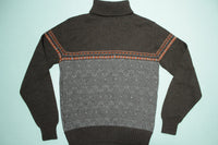 Munsingwear Made in USA Turtleneck Vintage 70's 80's Geometric Sweater