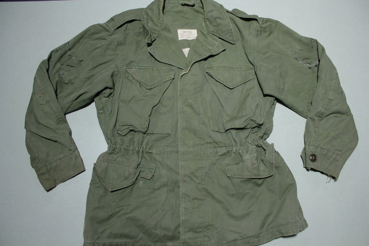 M-1950 Korean Vietnam War Military Field Jacket Vintage 50's War Army Coat