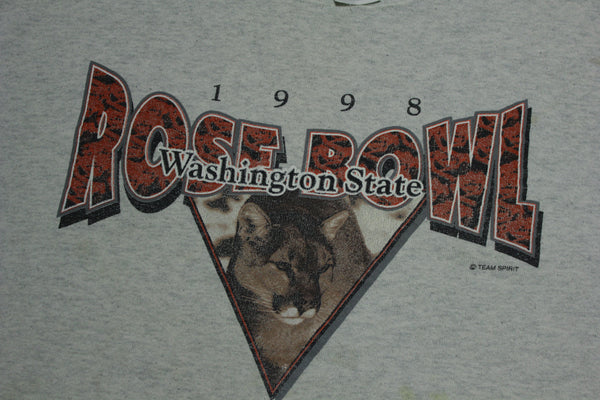 WSU Washington State Cougars Vintage 1998 Rose Bowl 90's Crewneck Sweatshirt