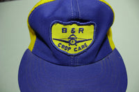 Connell B & R Crop Care Vintage 80's Adjustable Snapback Trucker Patch Hat