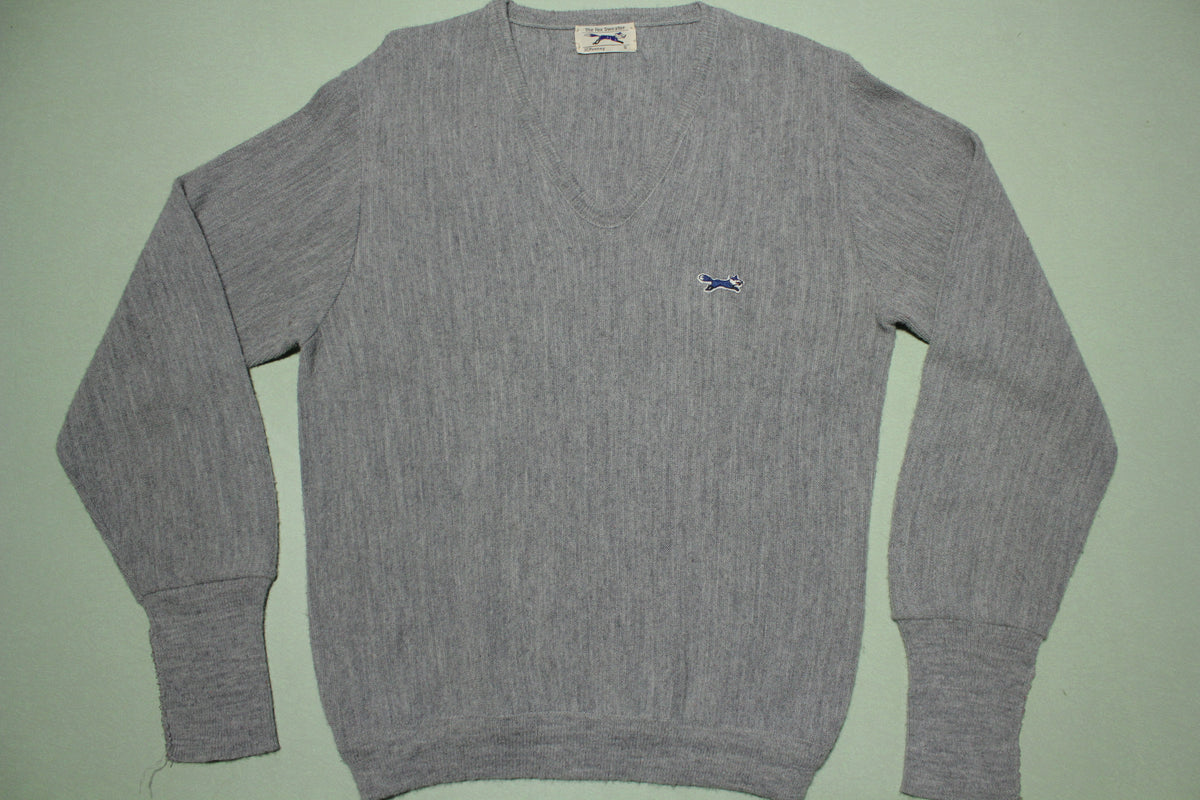 The Fox Sweater JcPenney Vintage 80s V-Neck Sweater
