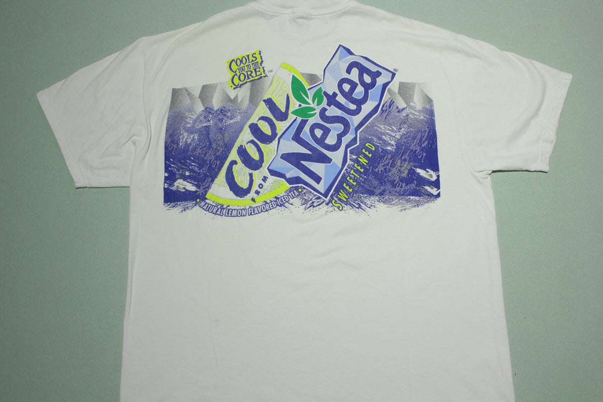 Cool Nestea Lemon Flavored Sweetened Ice Tea Vintage 90's Promo T-Shirt