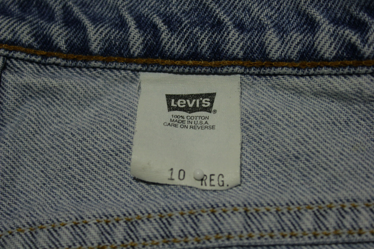 Levis 554 38955-0703 Vintage 90's Faded Blue Mom Jean Shorts