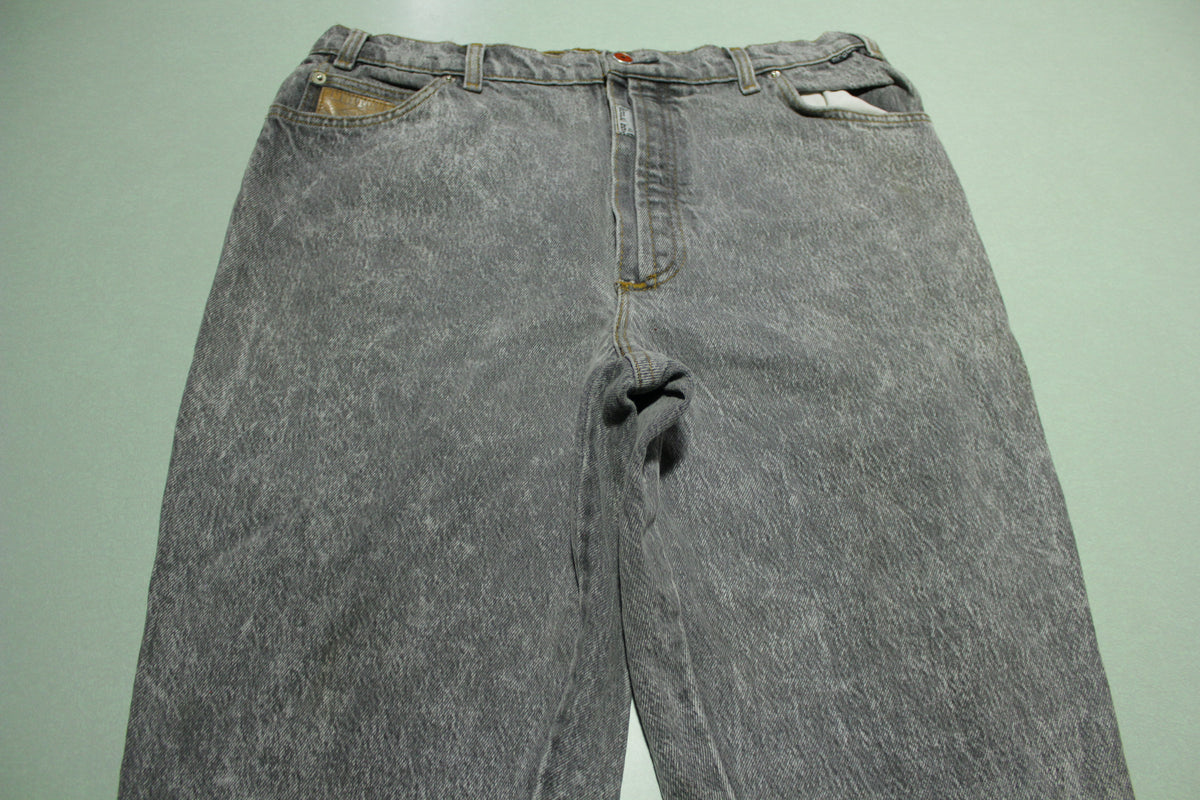 Bugle Boy Acid Washed Vintage 80's Made in USA Tapered Leg Mom Dad Jeans
