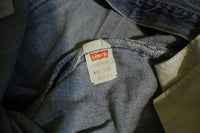 80s Levis 501 Vtg Button Fly Jeans USA Made Faded Distressed Denim Wallet Mark