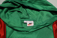 Nike Vintage 90s Therma Fit Polyester Short Sleeve Soccer Hoodie Jersey Shirt