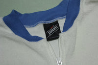 Jantzen Made in USA Zip Up Two Pocket Terry Cloth Mod Mid Century 70's Beach Shirt