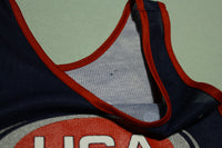 Nike United States Team USA Vintage Olympics 90s White Tag Poly Tank Top