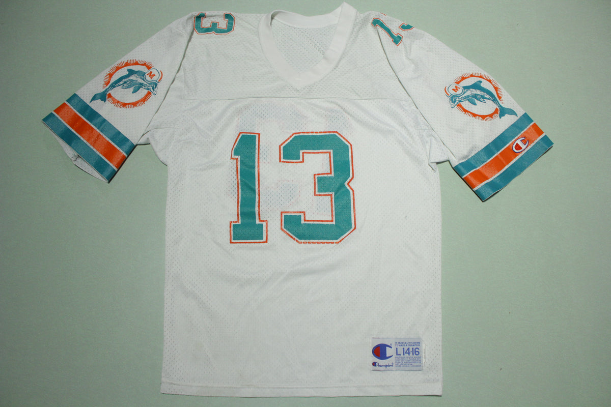 Miami Dolphins Dan Marino #13 Vintage 90's Champion Made in USA Jersey