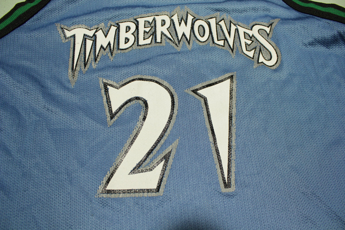 Vintage #21 KEVIN GARNETT Minnesota Timberwolves NBA Nike Jersey