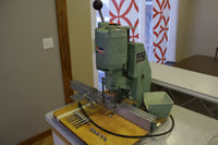 Challenge JO Century Paper Drill Press Machine Table Top w/ Bits Stops 1/4" 3/8"
