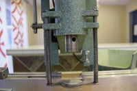 Challenge JO Century Paper Drill Press Machine Table Top w/ Bits Stops 1/4" 3/8"