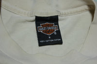 Harley Davidson 1996 Vintage 90s Las Vegas Made in USA Long Sleeve Pocket T-Shirt