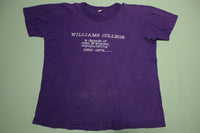 Williams College Decade of Men Women CoPopulating Vintage 1979 70's T-Shirt