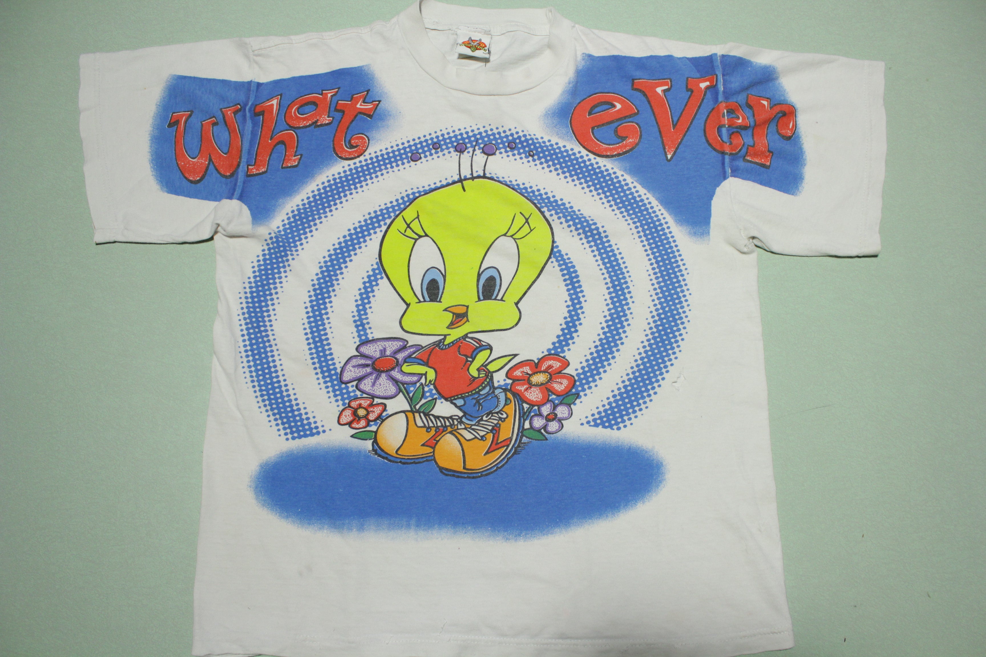 Tweety Bird Whatever Vintage 90s Warner Bros 1997 Made in USA T