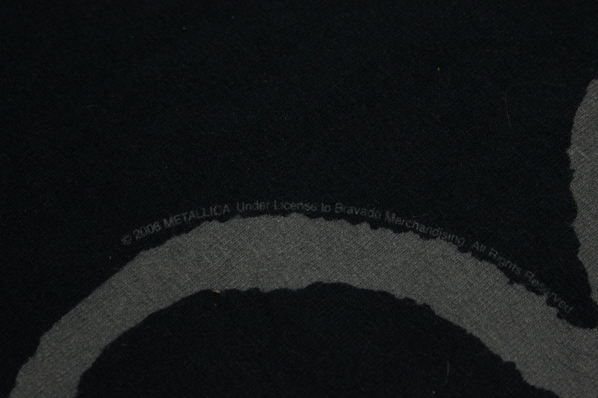 Metallica 2006 Black Album Snake Graphic Hanes T-Shirt